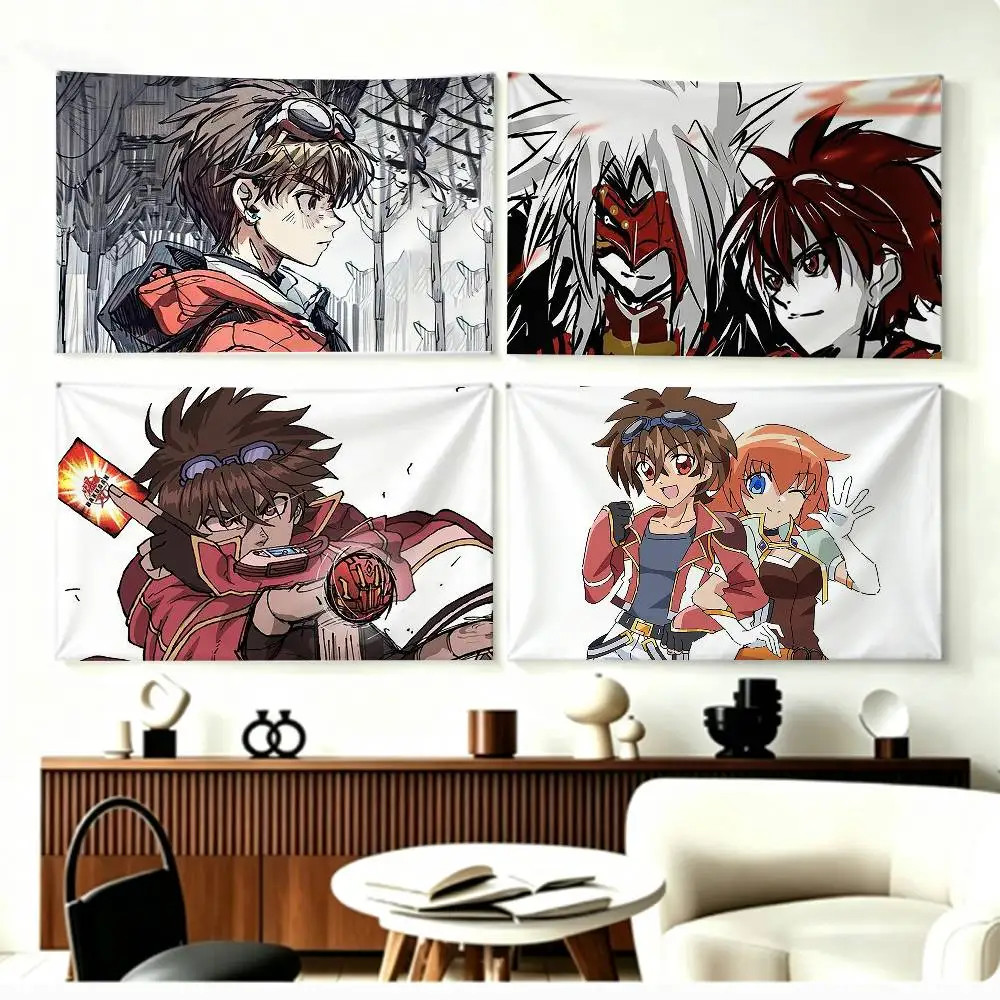 cool D-Dan K-Kuso   Flags Wall Hanging Background Art Banner for Bedroom Home Outdoor Decor