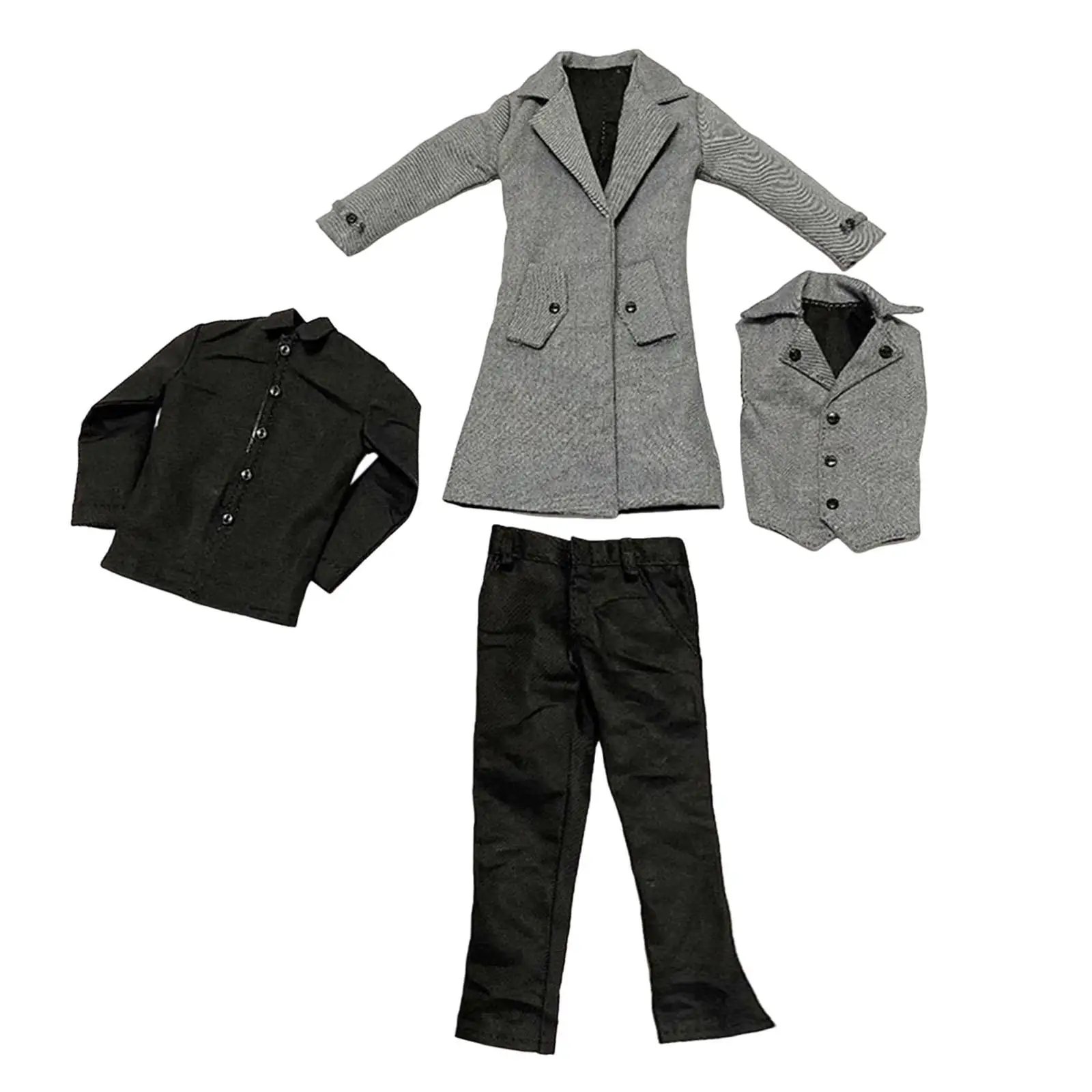 

1/6 Male Figure Clothes Set,Full Suit Dress Suit,Handmade Stylish Cool