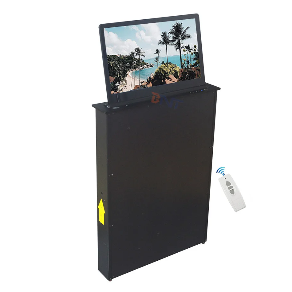 17.3 Inch Paperless Conference System with Back Screen LCD Monitor Lift Motorized Table for Business Meetings And Seminars