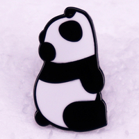 Cute Panda Badge Enamel Pin Brooch Jewelry Backpack Decorate