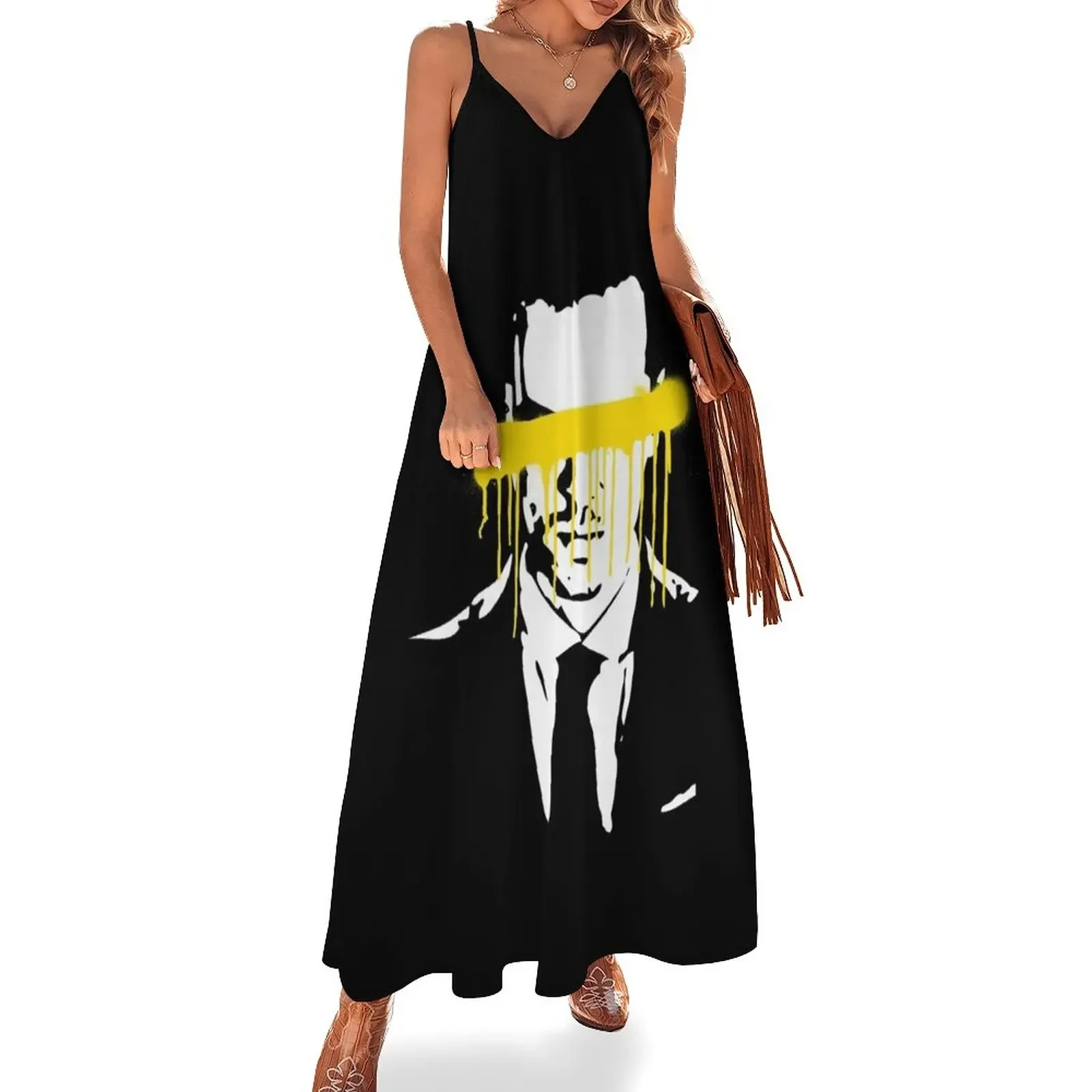 

Moriartee Sleeveless Dress loose women's dress Women long dress