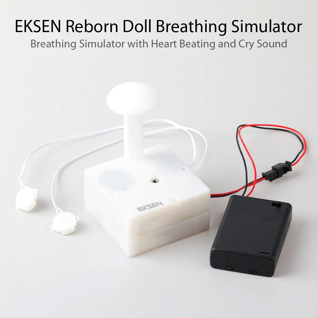 Reborn Doll Breathing Simulator, Heart Beating With Cry  Sound for Reborn Dolls, Reborn Doll Artists Pulsing Device Baby Gifts.