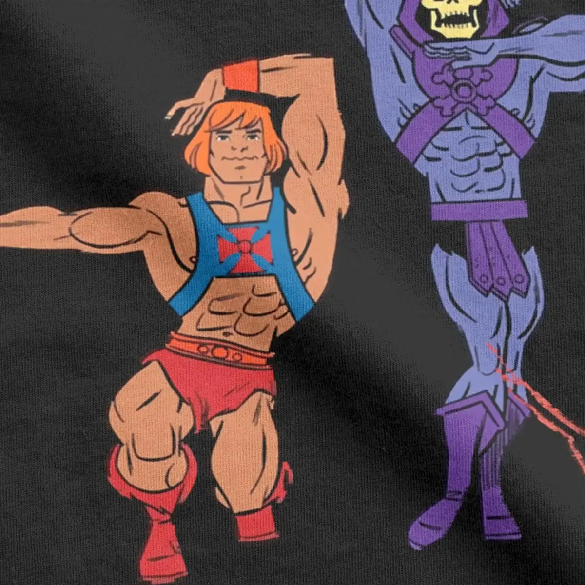 Masters Of The Universe He-Man Men T Shirt Anime Hipster Tee Shirt Short Sleeve Tops Pure Cotton Adult Clothes