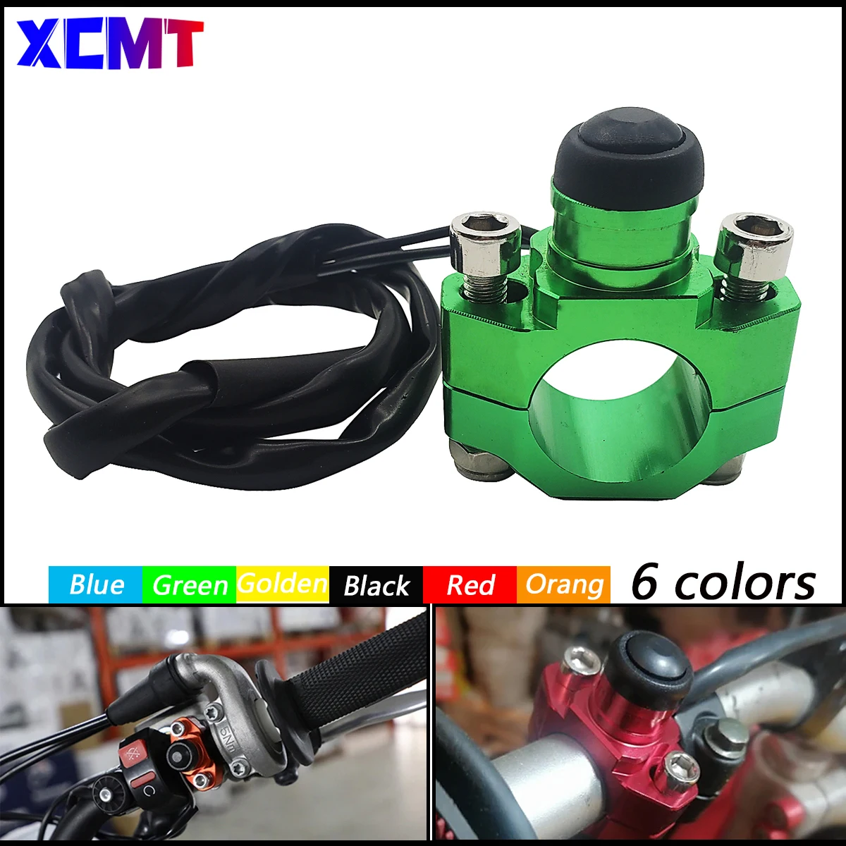 

Motorcycle Universal CNC Start Kill Switch Engine ON OFF Button For KTM HONDA YAMAHA KAWASAKI SUZUKI 125 250 300 350 400 450-530