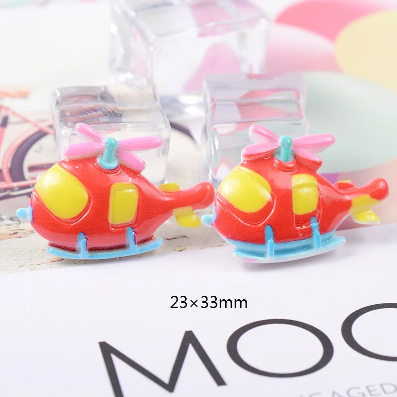 10pcs Kawaii Cars Boats Bikes Flatback Doll House Decoration Scrapbook Charms for Jewelry Cabochon Decor Resin Parts