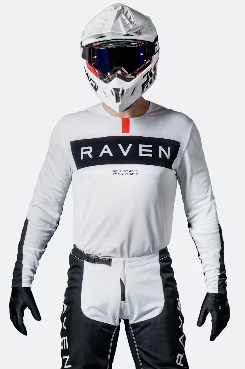 Maillot de moto Raven pour hommes, maillot de motocross, maillot de descente, maillot de BMX, maillot de vélo de montagne d'endurance