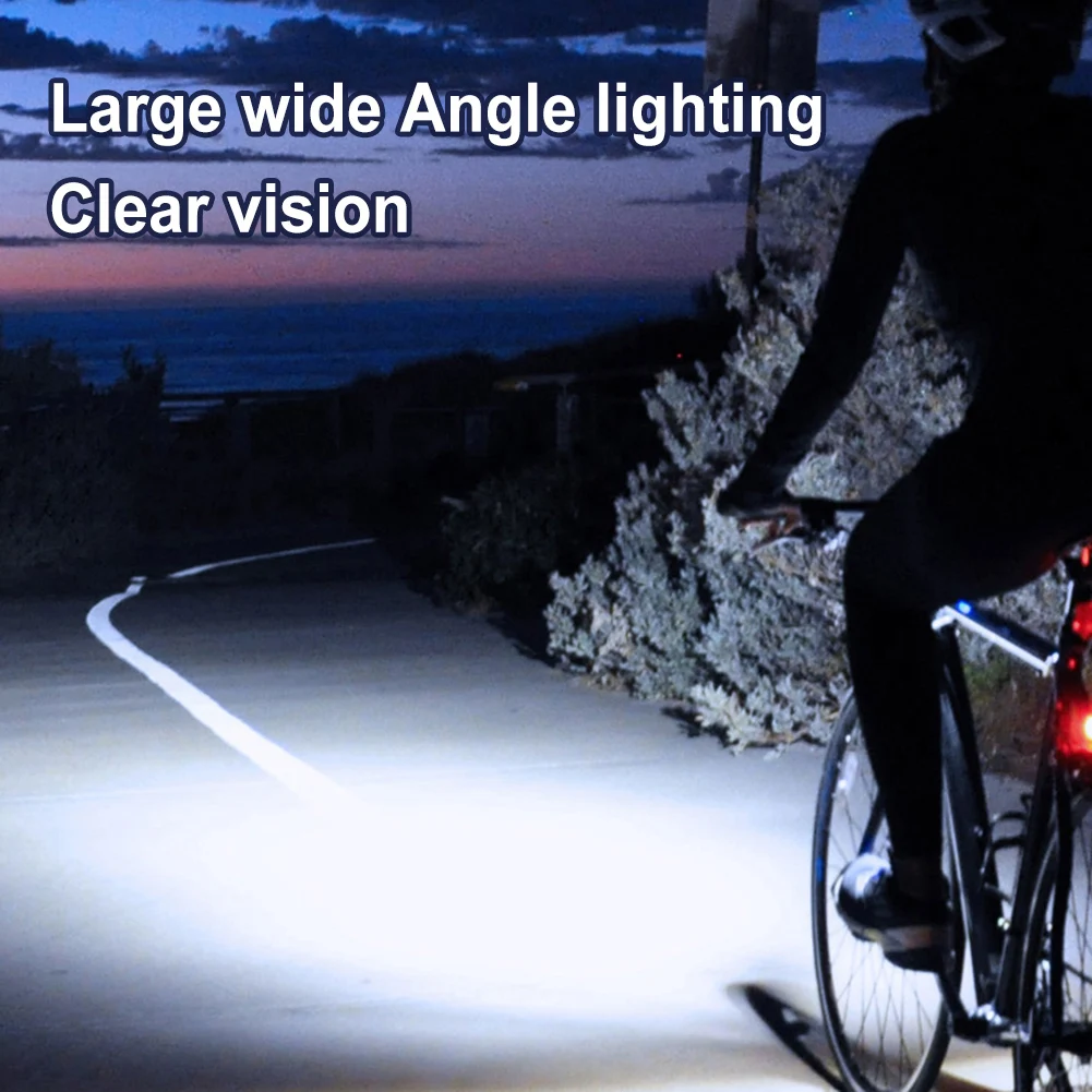 

Solar Bicycle Headlight USB Rechargeable Super Bright Bike Light 4000mAh High Brightness Bike Flashlight Bicycle Accessories