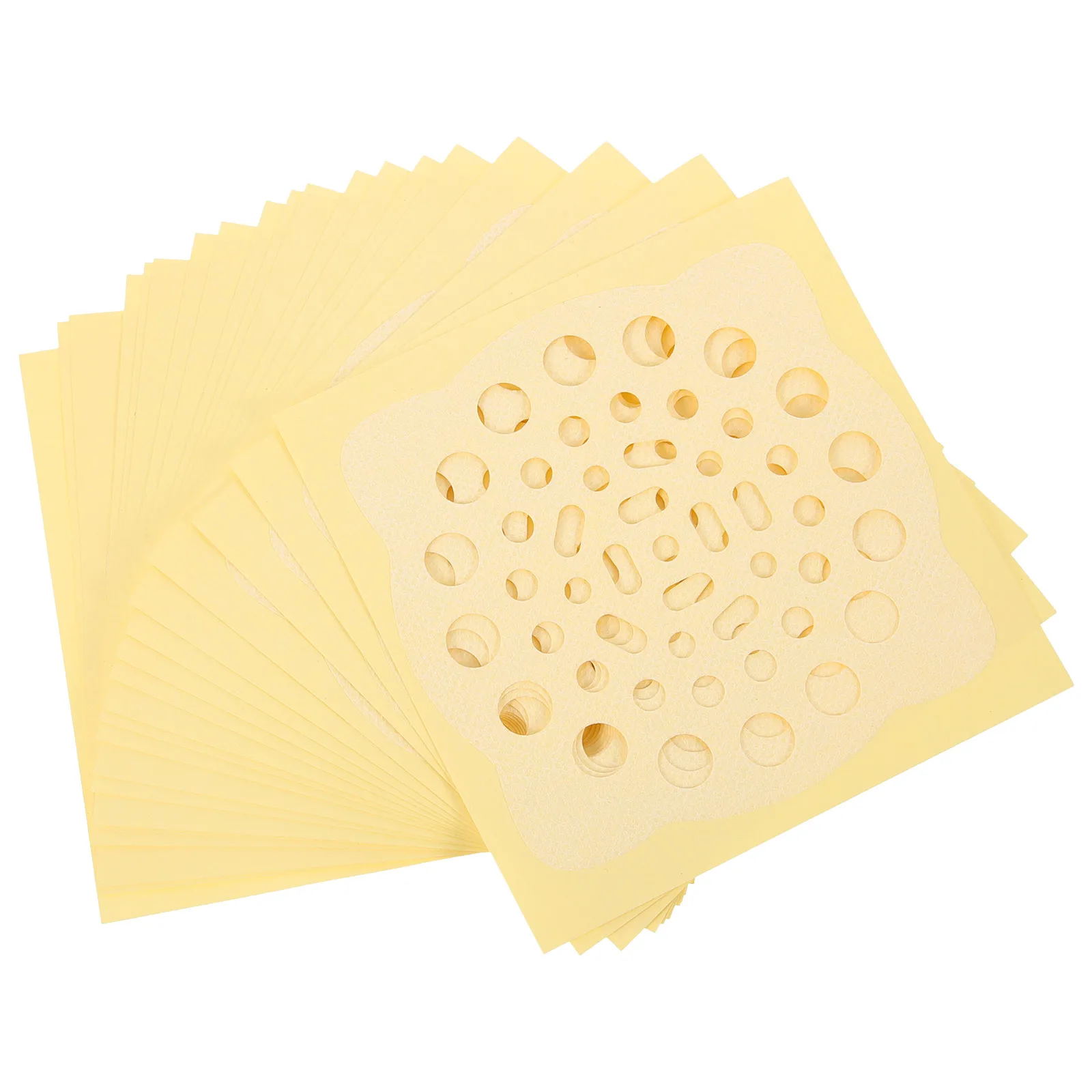 

20pcs Catcher Non Woven Stickers Disposable for Kitchen Sink Bathroom Sewer Draining Mesh Sewer Filter Floor Drain Mesh