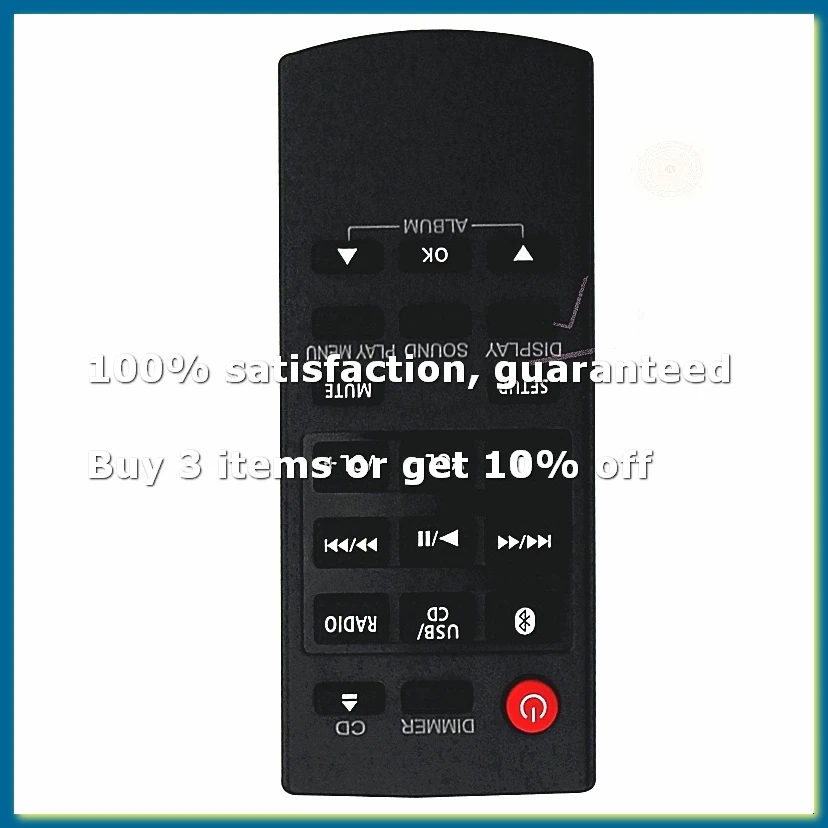 N2QAYB000984 Replaced Remote for CD Stereo Sub SA-PM250 SC-PM250 SC-PM600 SC-UX104 SC-HC200 SC-HC200 SB-UX100-AD33