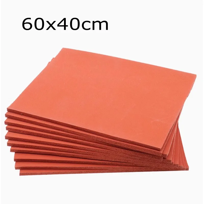 2pcs Heat Press Machine Silicone Pad Mat 60x40x0.8cm High Temperature Resistant