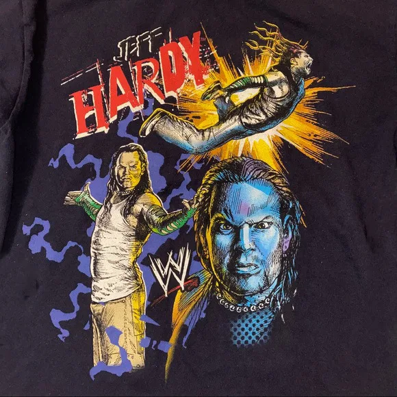 Jeff Hardy Boyz Youth T-Shirt Cotton Men's Tee All Size S-4XL AR502