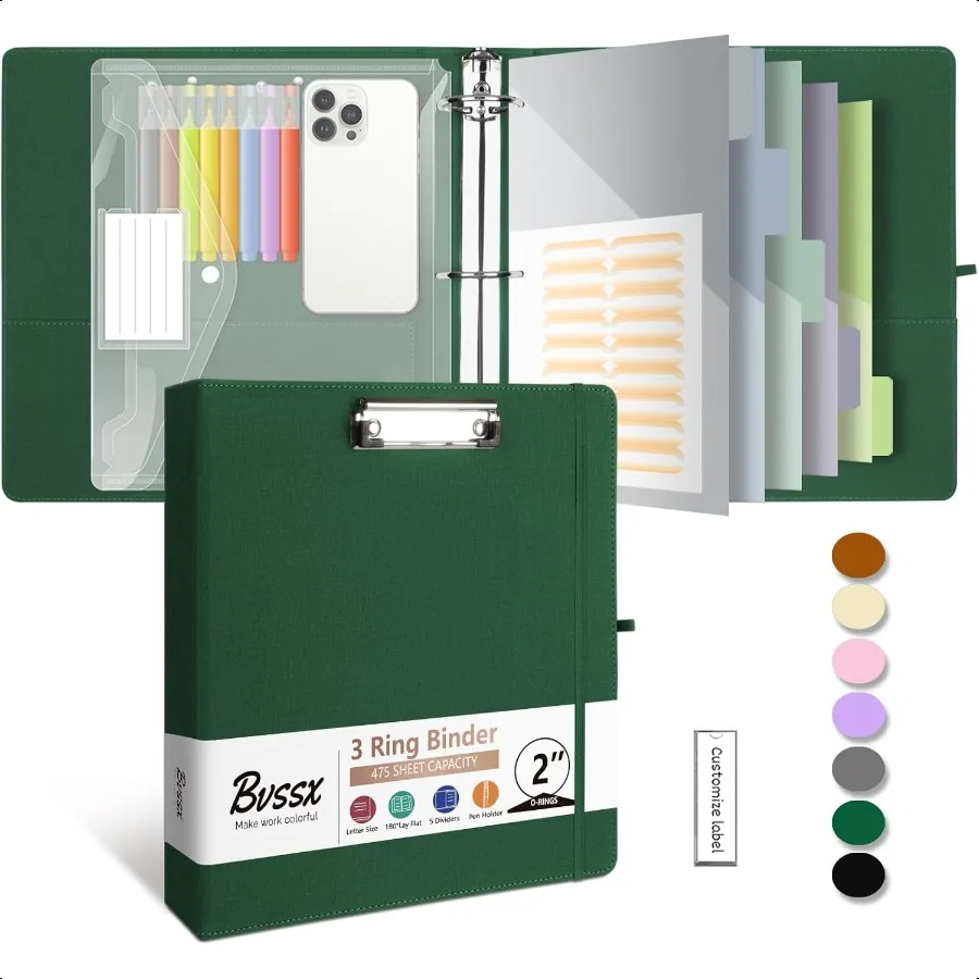 raccoglitore-a-3-anelli-organizzatore-per-raccoglitori-a-tre-anelli-da-2-pollici-con-cartella-in-plastica-per-appunti-5-divisori-tascabili-con-etichette-adesive-penna-l