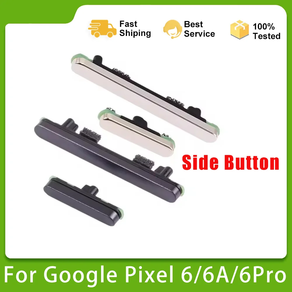 

Кнопка-ключ для Google Pixel 6 Pro 6A Pixel6 Pixel6A 6Pro Кнопки включения и выключения громкости Боковые клавиши Ремонт телефона Запасные части