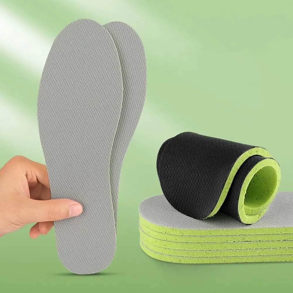 1 زوج امتصاص الصدمات نعال الحذاء مزيل العرق تنفس بقوة الرجال النساء حذاء وحيد لينة الراحة أحذية رياضية وسادة للأقدام