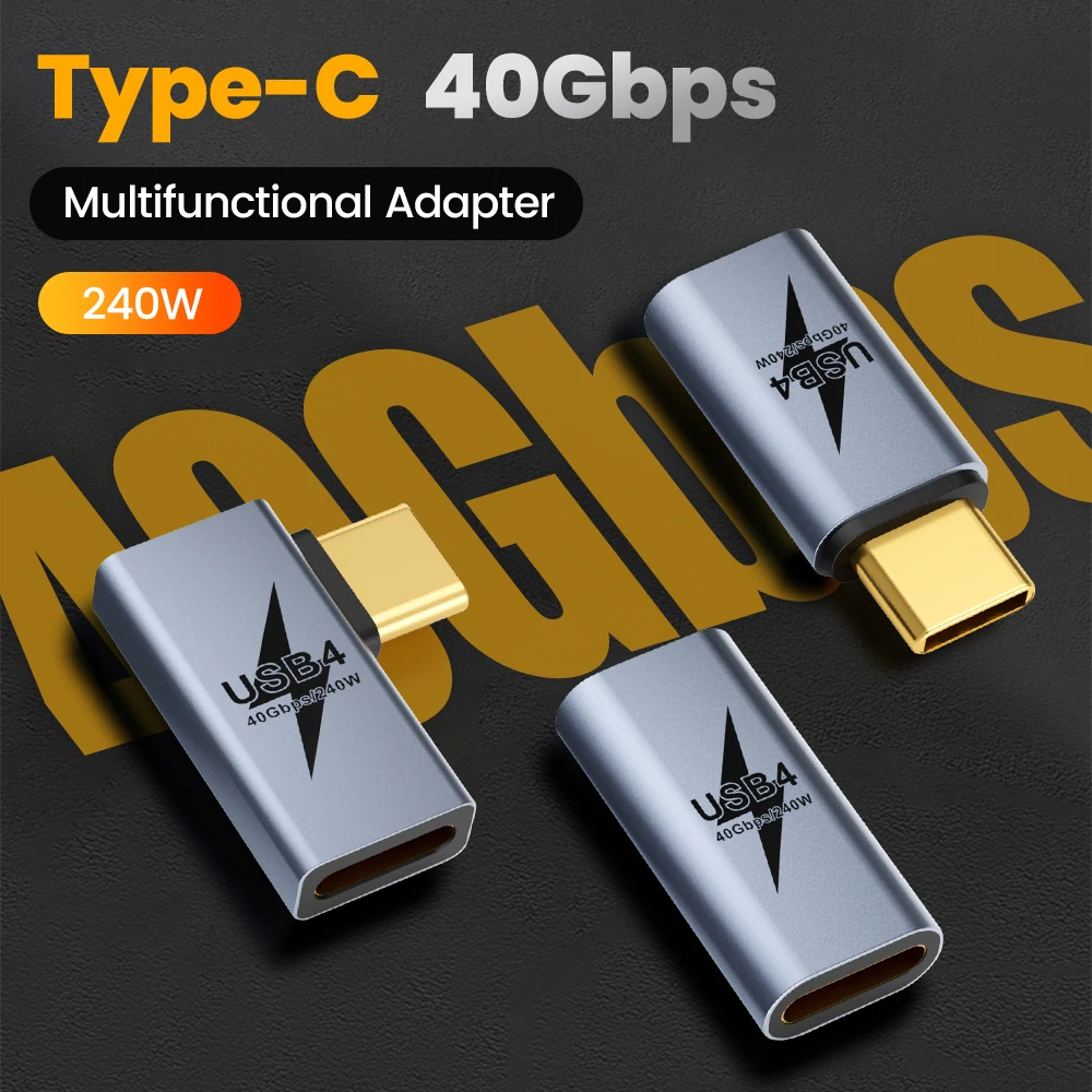 PD 240W For iphone 15/16 Samsung Tablet Notebook Charging USB to Type C Adapter Compatible 40Gbps Transmission 8k Projection