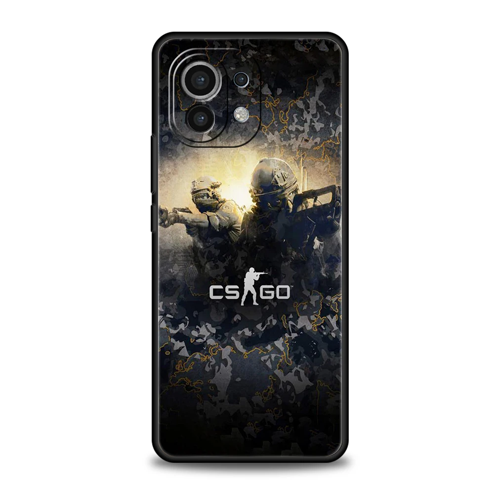 Cs Go Logo قضية الهاتف ل شاومي Mi X3 X4 NFC F3 M3 M4 GT نوت 9T 10T 10 11 الترا 12 12T 13 برو لايت 5G سيليكون شل Fundas