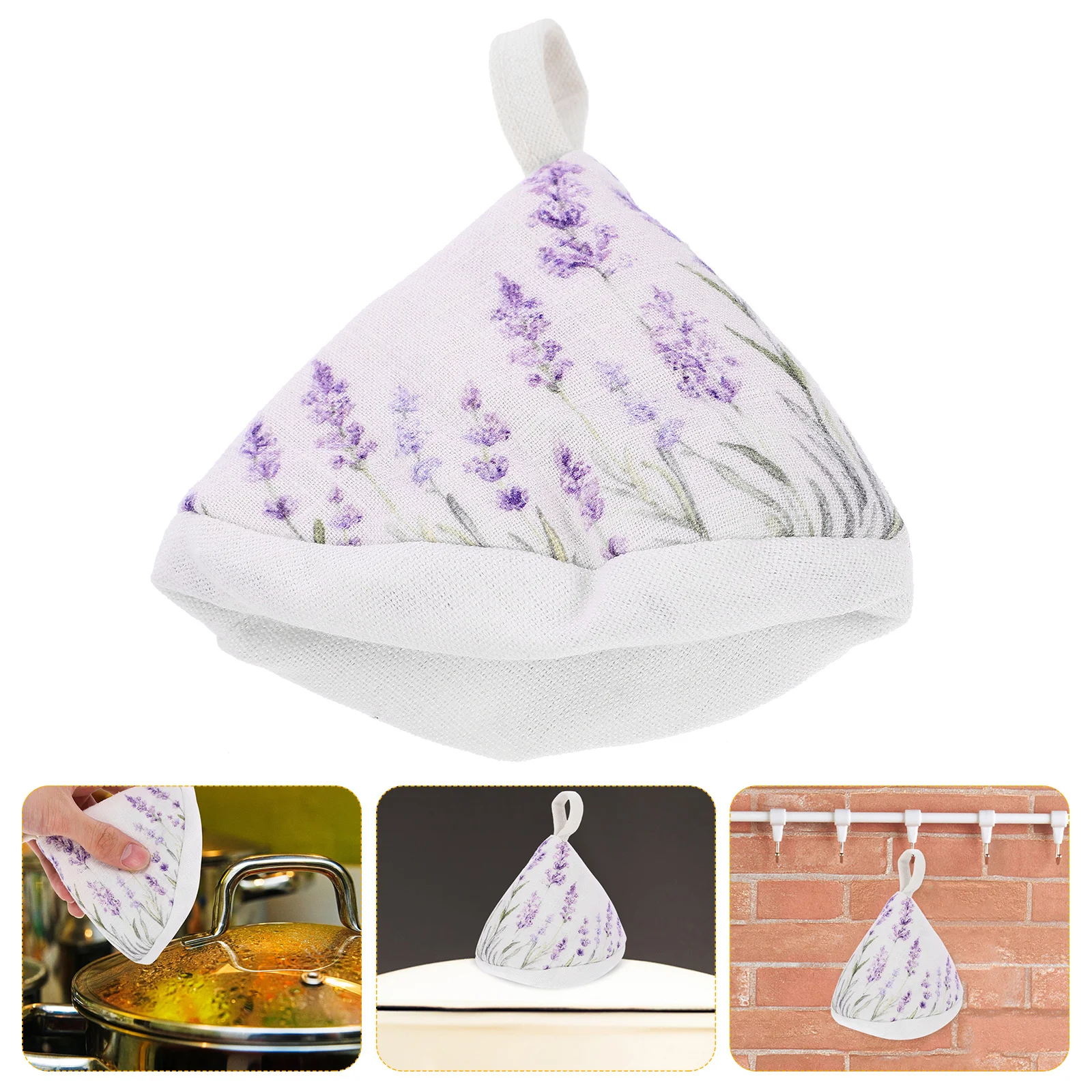 

Insulated Pot Anti-scalding Cap Holders for Kitchen Cotton Linen Handle Hot Lid Mitt