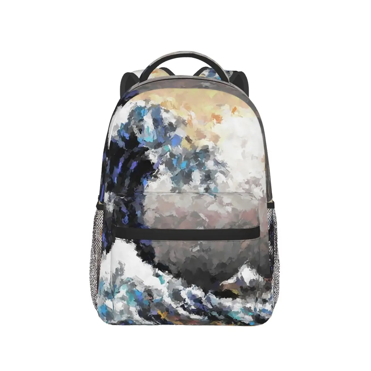 

The Great Off Wave Kanagawa Ocean Waves Backpack Hot Sale Daypack Large Capacity Boys Girls BookBag School Bag Shoulder Bags