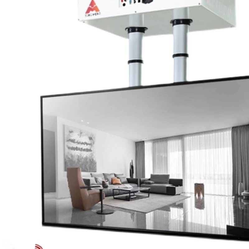 TV projector lifting bracket remote control telescopic lifting bracket with a large load-bearing capacity of 75 100 inches