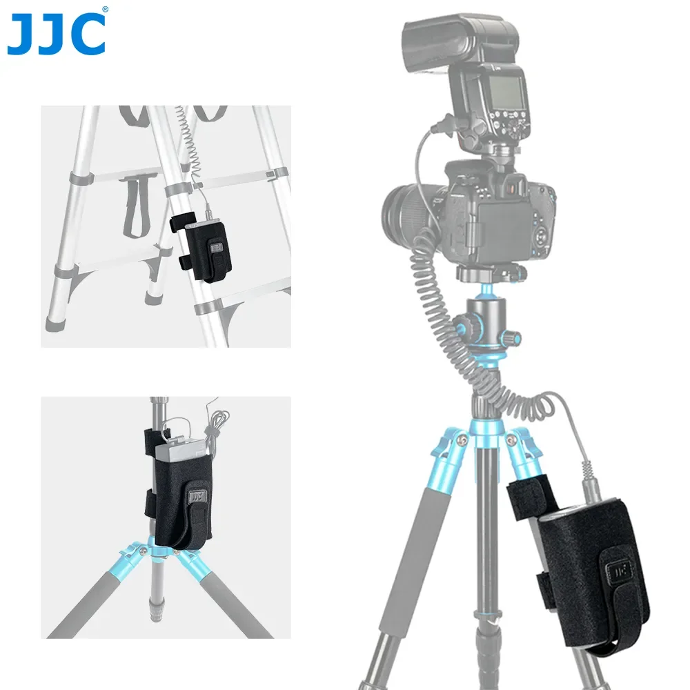 JJC Tripod Legs Mounting Strap Universal Equipment Mounting Strap Bag for Tripod,Light Stand,Photography Ladder,Pole,Beam etc.