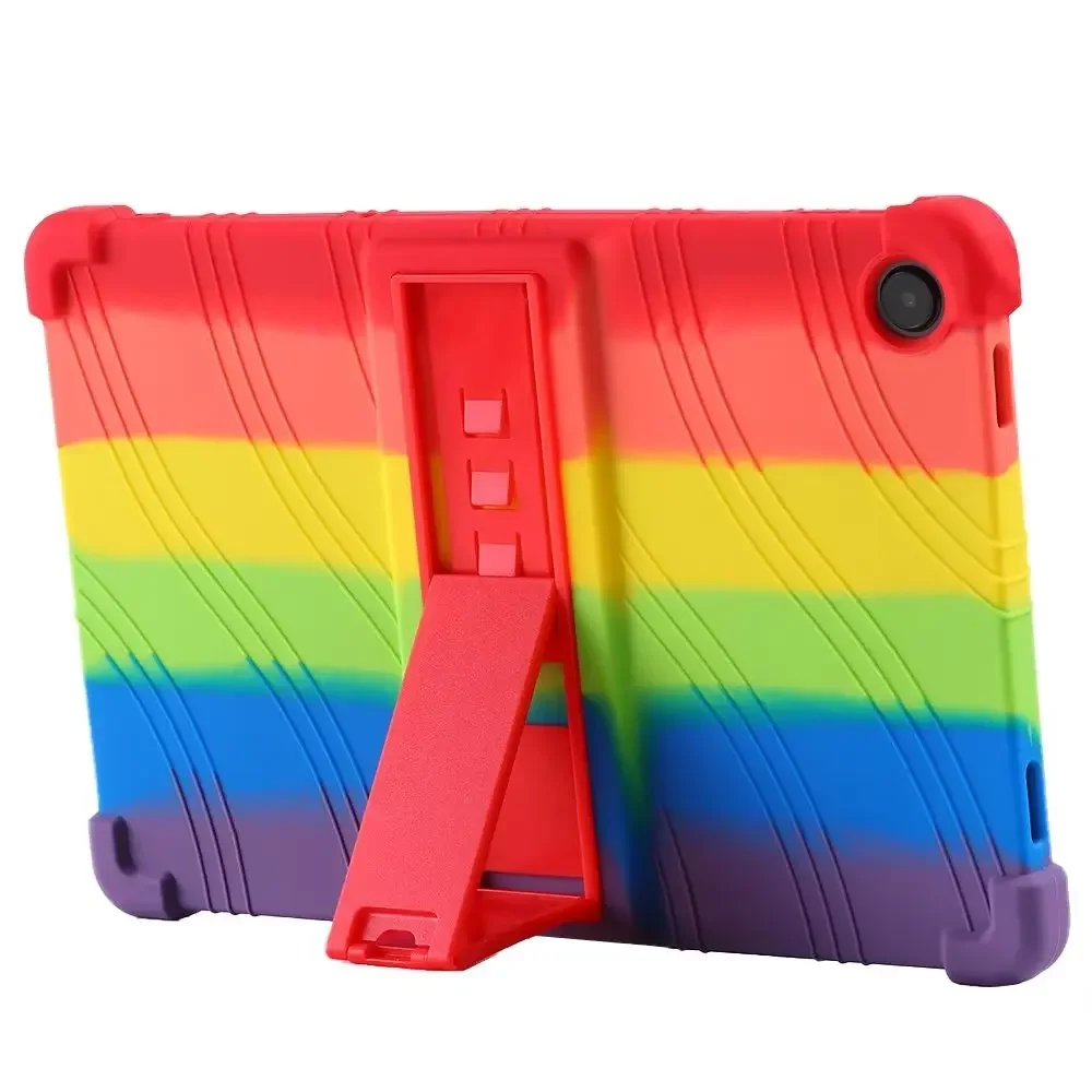 Kickstand Case For Samsung Galaxy Tab A9 SM-X110 X115 8.7 inch A9 Plus SM-X210 2023 Protect Cover Kids Safe Funda Soft Silicone
