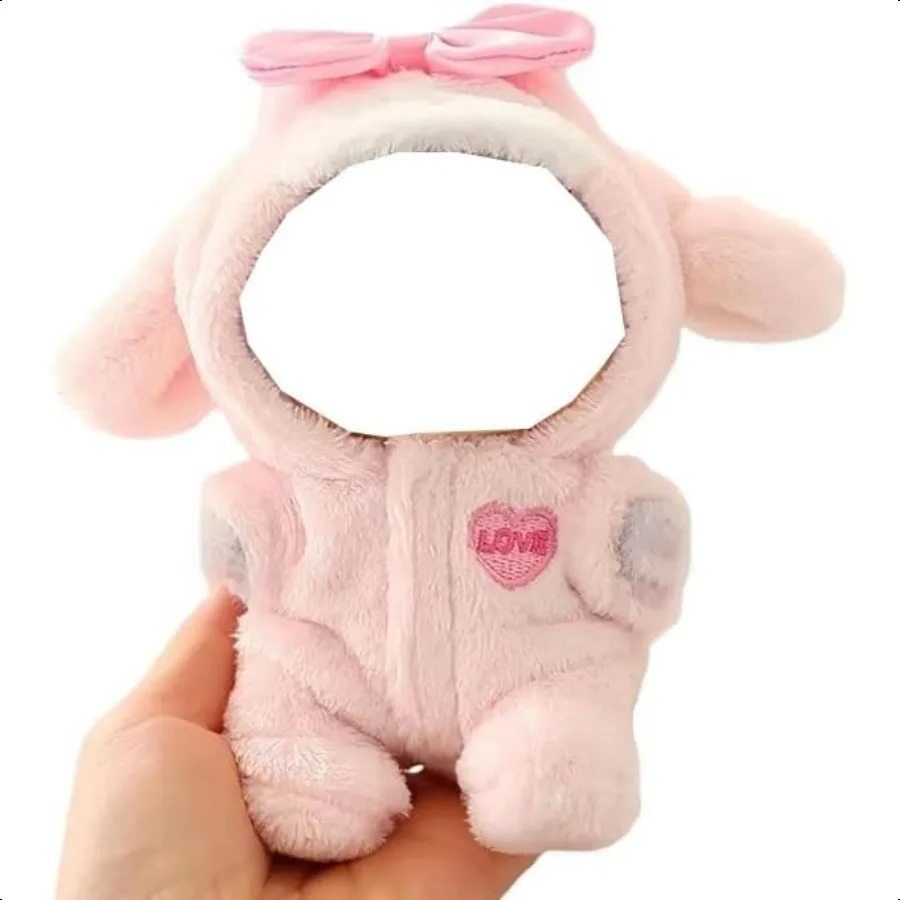 

Clothes for 17cm Plush Doll NO Doll Cute Stylish Dr Hat Sweaters Jumpers Backpack Set for Doll