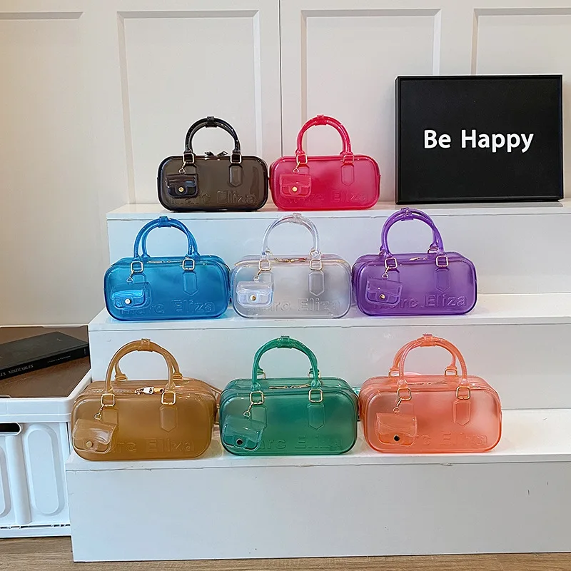 

Fashionable Jelly Handbag Versatile Macaron Single Shoulder Cross Bag
