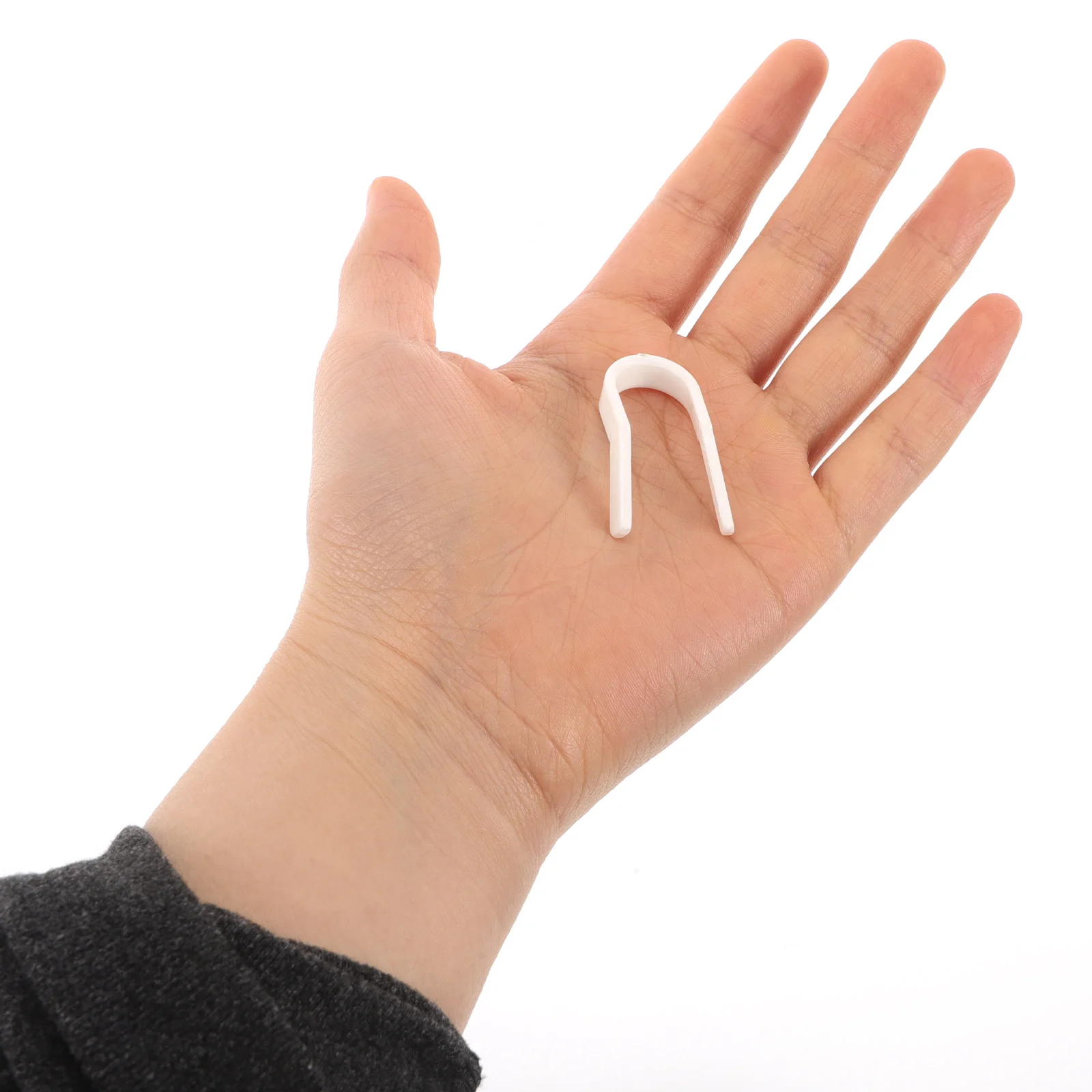 10 قطع من مشابك تصحيح الأنف بتصميم على شكل حرف U من البلاستيك المتين لمشابك رفع ملحقات الأنف المحددة