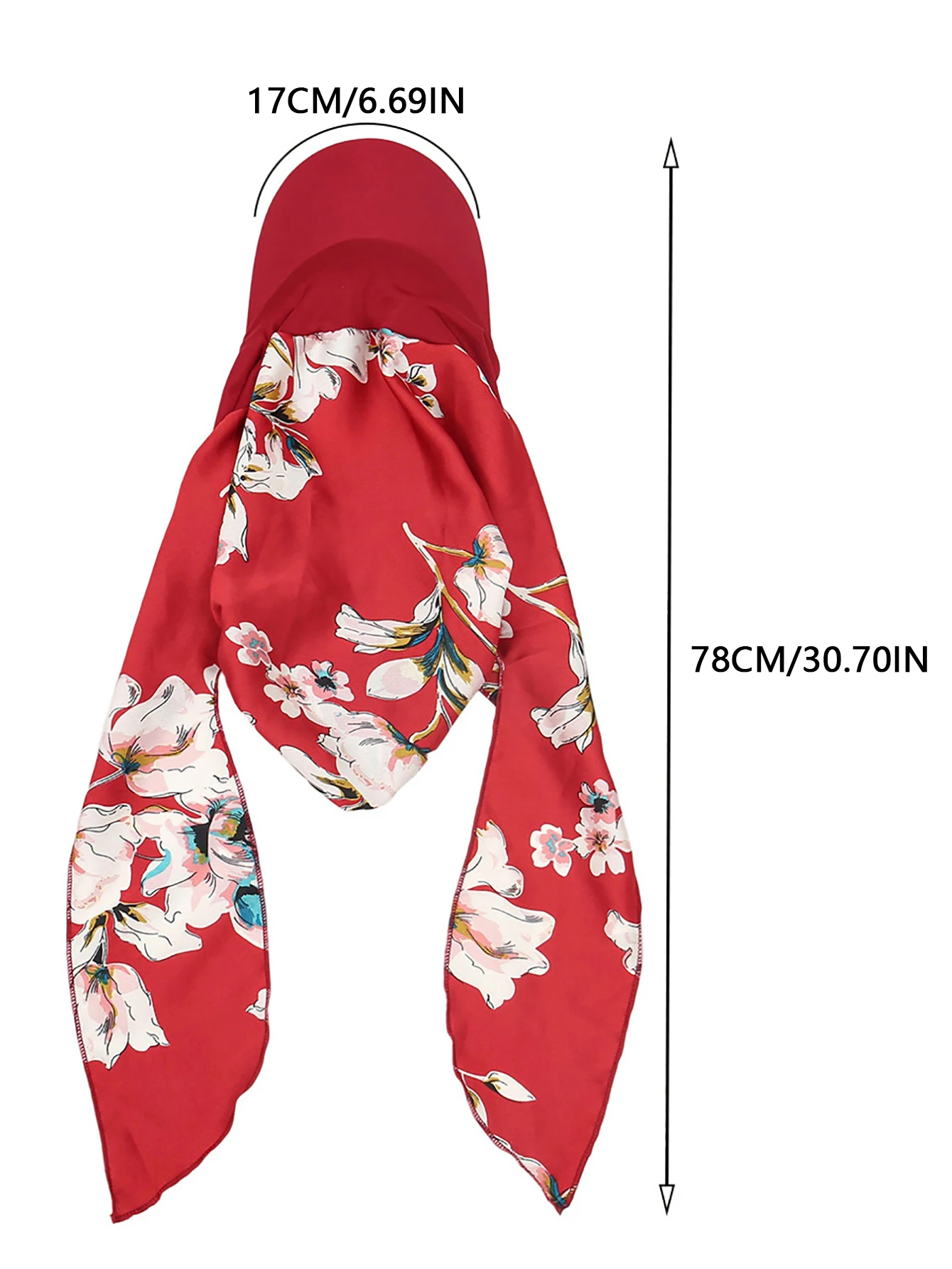 لينة تمتد أنيقة عمامة القبعات مع حافة النساء طباعة الحجاب قبعات البيسبول أشرطة رأس موضة السيدات المسلمات الحجاب