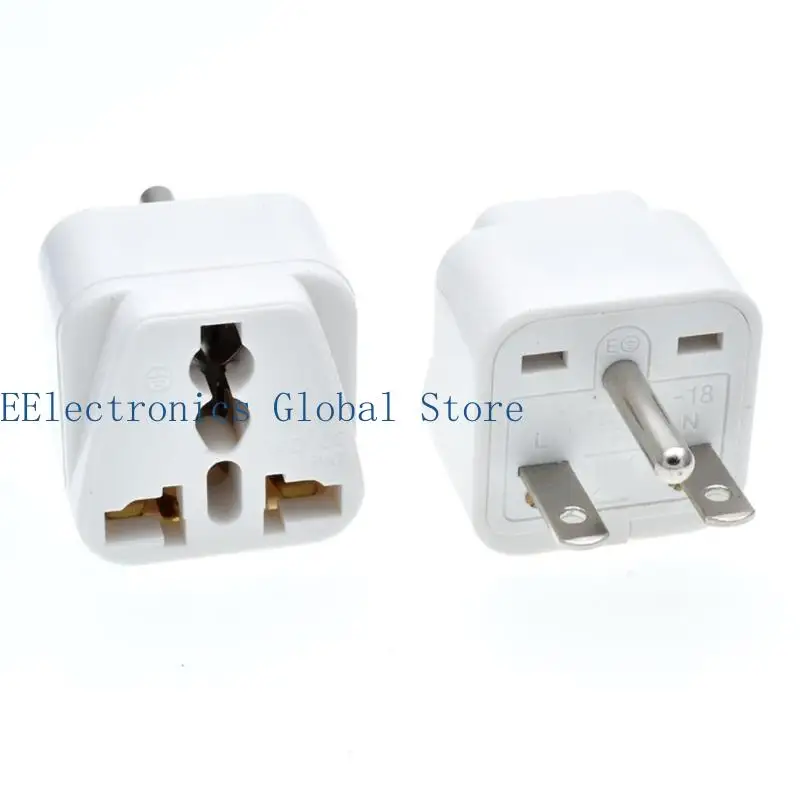 462B Home Outlet Power Coupler with 6-15P Male End, 15A 250V Mixed-Slot Entry Face for Gear Use and Travel Storage Needs