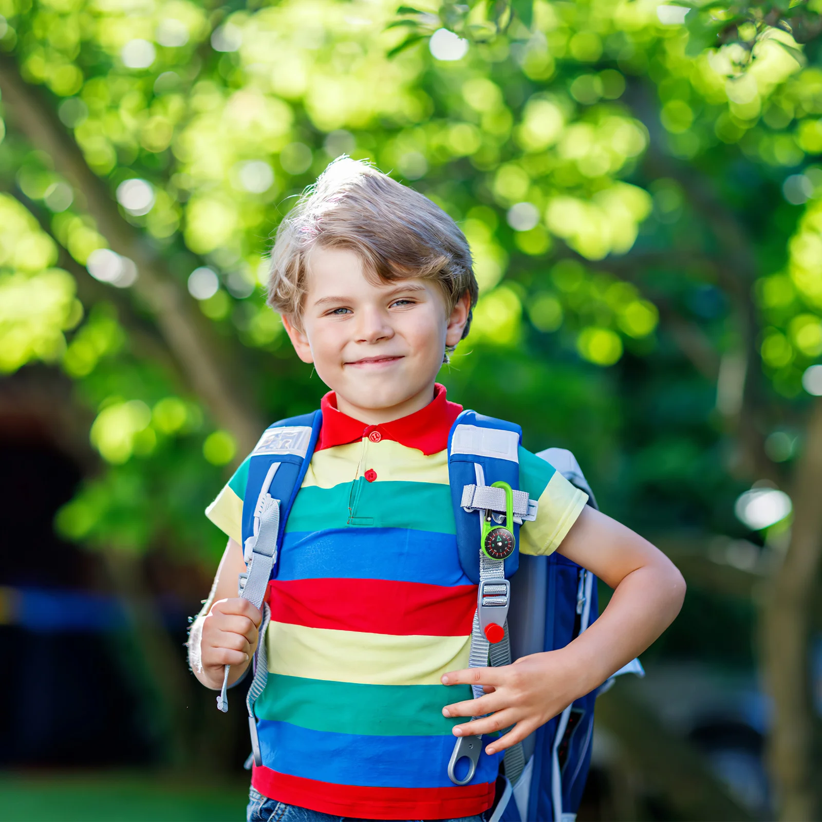 24 قطعة حلقة تسلق البوصلة كليب على المفاتيح للمشي في الهواء الطلق التخييم تسلق والعتاد المحمولة الملاحة مغامرة الأساسية #1