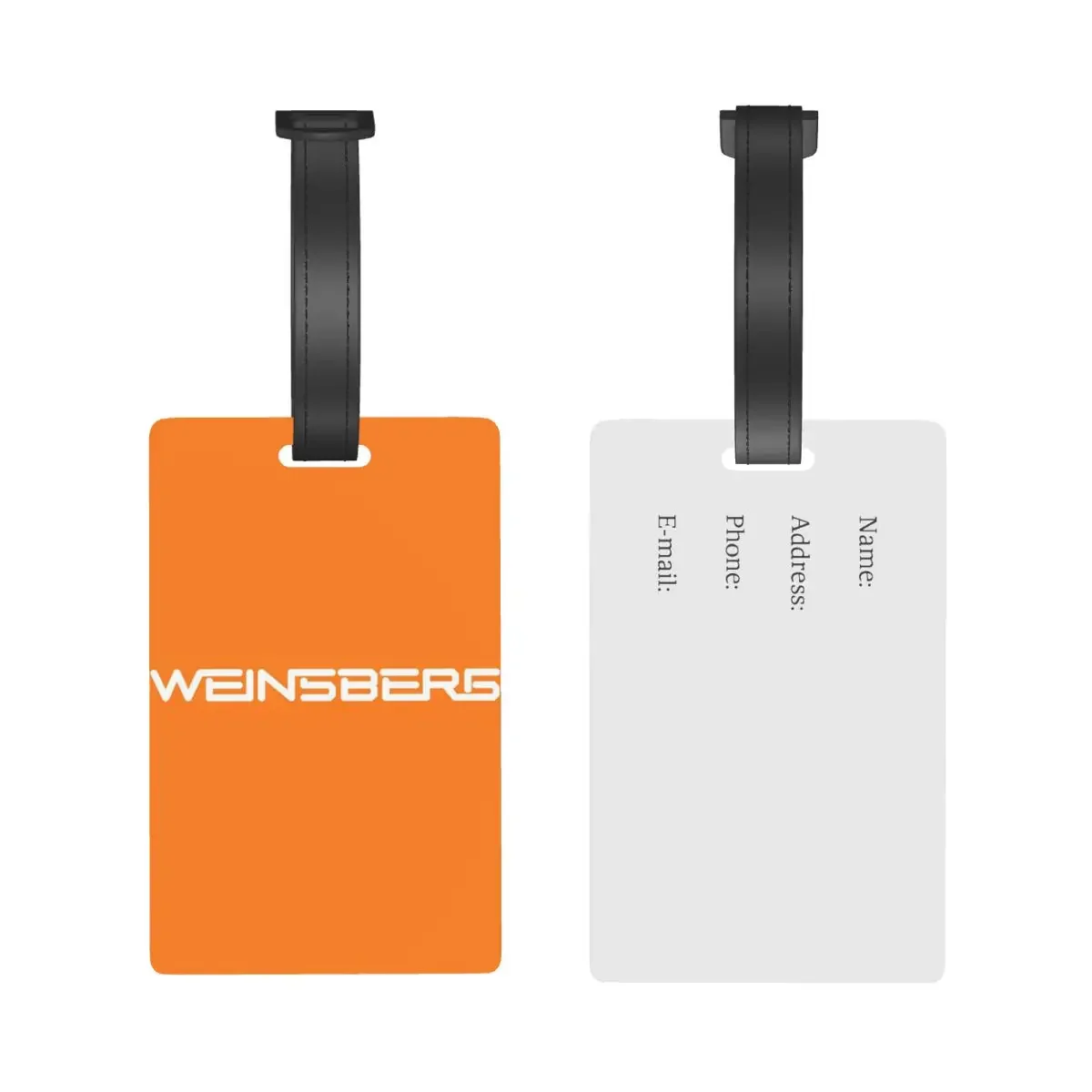 Weinsberg Caravan Luggage Tags Suitcase Accessories Travel PVC Fashion Baggage Boarding Tag Portable Label Holder Name Address