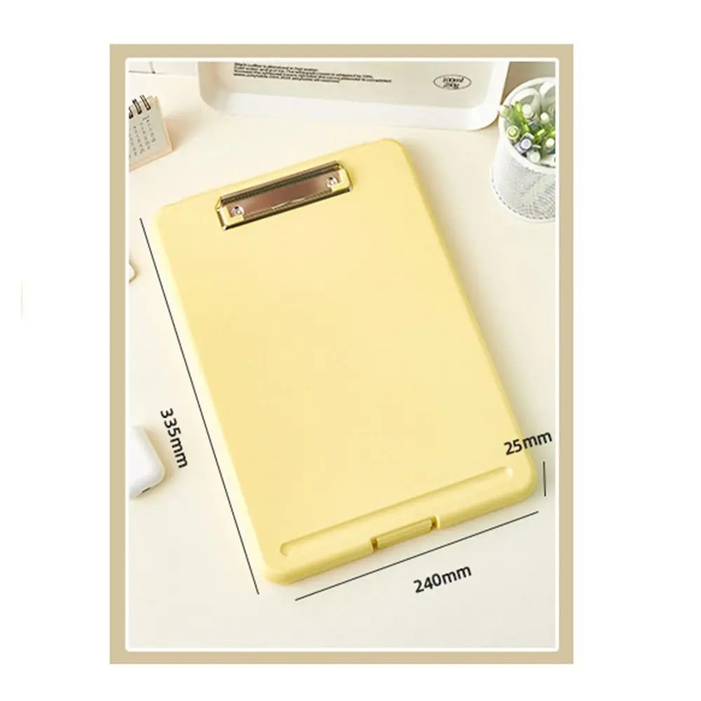 Writing Pad Test Paper Office Supplies Storage Clipboard A4 Clipboard File Box Case Document File Folders Writing Clipboard