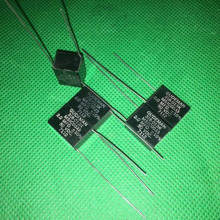 10pcs  Genuine for Gudeman USA Vintage Bakelite 2UF 50V HiFi Crossover Non-Polar Capacitor