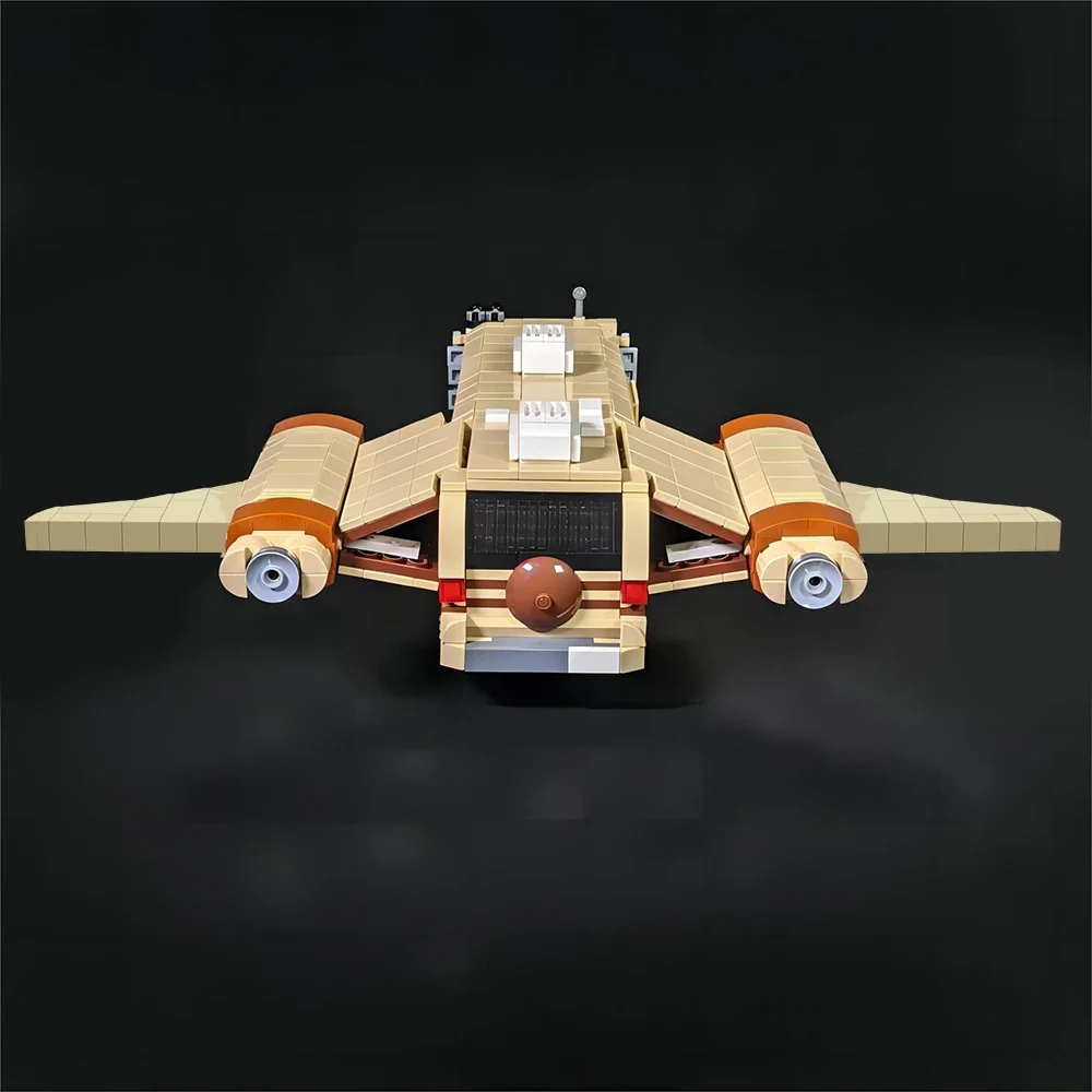 MOC 라거 스페이스볼 이글스 5 우주선 빌딩 블록 키트 브레이크스 배드 RV 자동차 밴 차량 브릭 모델 장난감 DIY 어린이 생일 선물