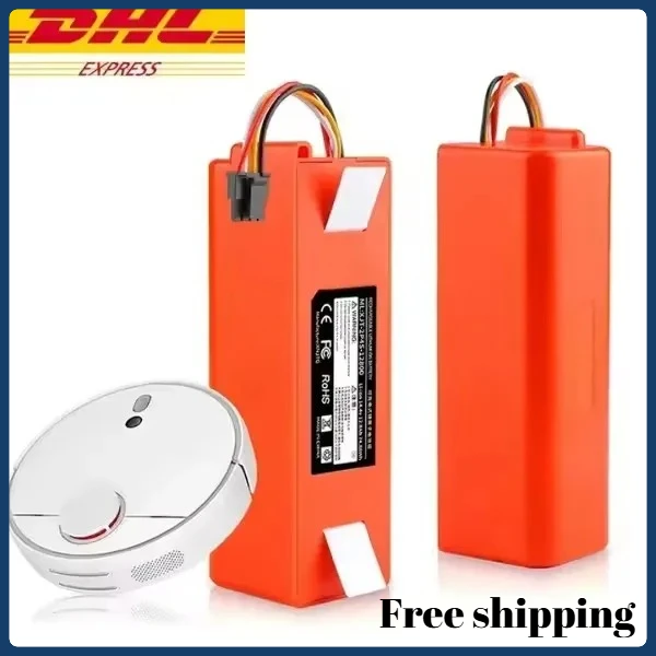 

100% оригинал, подходит для аккумулятора робота-пылесоса Xiaomi Stone S50 S51 S55 T6 T7 Pro Mi Home, батарея 1-го поколения 1S