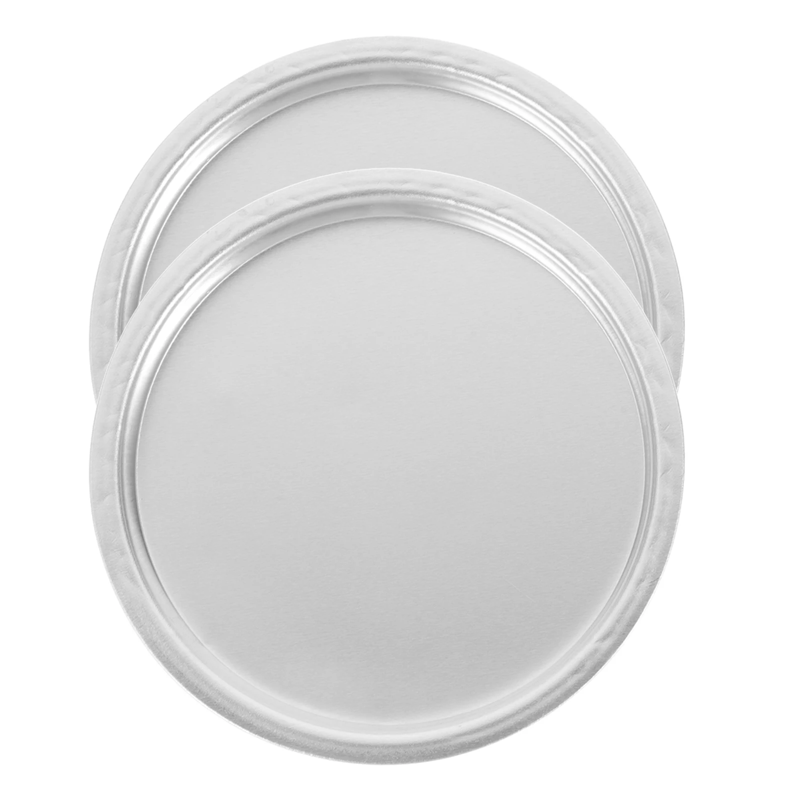 

2pcs Electronic Scale Tray Aluminum Weighing Pan Digital Trinket Pans Replacement Kitchen Accessories Precision