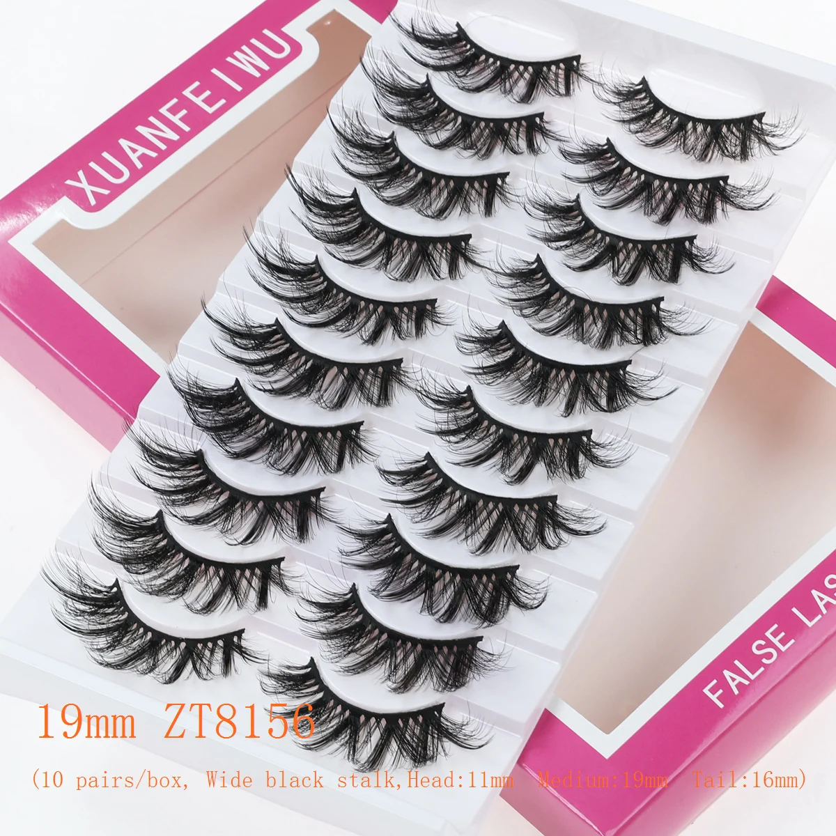 Xuanfeiwu كثيفة مرحلة الأداء أدوات ماكياج فوضوي 5D ستيريو الصلب الجذعية أنيمي الرموش الصناعية الرموش الهزلية كامل قطاع واقعية طويلة الذاتي تطعيم الرقص رموش الحفلات