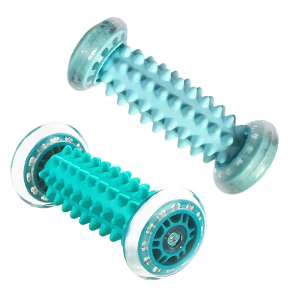 Reflexology Massager 1 Roller 2 Spiky Balls Foot Massager Tool Foot Roller