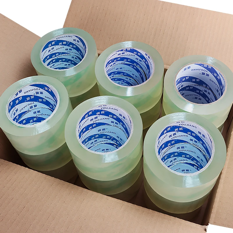 Custom Sided Transparent Reusable Adhesive For Box Packaging Sealing Opp Tape With Logo