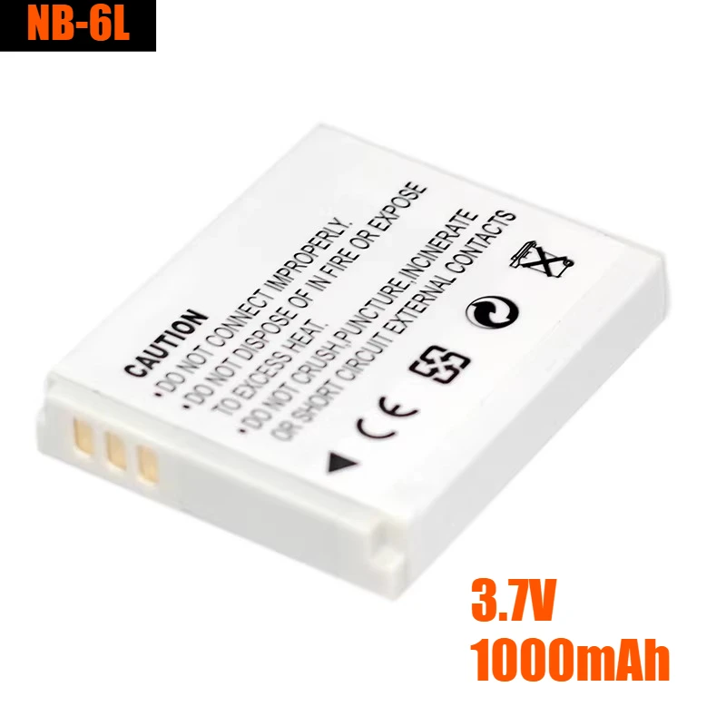 بطاريات كاميرا 3.7 فولت 1000 مللي أمبير NB-6L لـ IXY 30S IXY 31S IXY 32S IXUS 85 IS