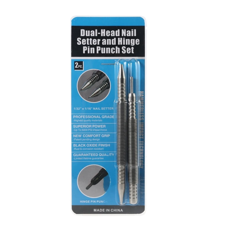 2 Pieces Hammerless Door Hinge Pin Hammerless Hammer Marking Metal Woodwork Drill Bit Outstanding