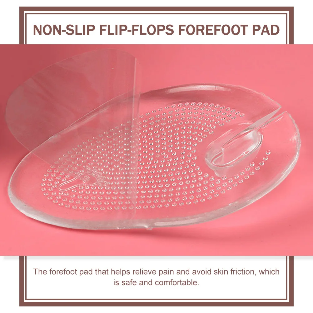 6 pezzi senza infradito per l'avampiede solette per massaggio antiscivolo strumento per la cura del piede resistente all'usura per sandali supporto leggero