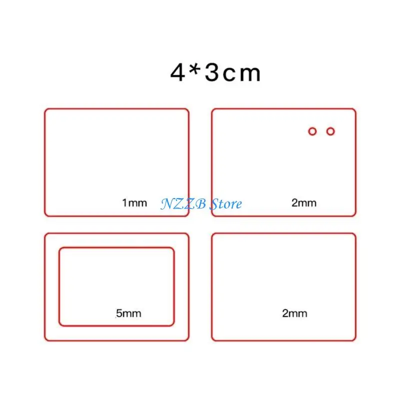 

T21F 1 Установите различные стили любовь Акриловая брелка Бланк Прозрачная прозрачная кувшина для брелок для ключей для подарка