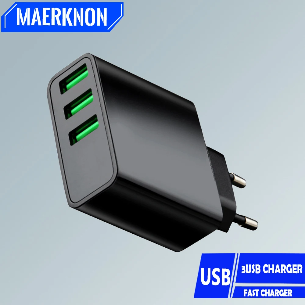 USB Charger Quick Charger 3.0 Fast Charging Portable Adapter For iPhone15 Samsung Xiaomi Huawei Wall Charger Mobile Phone Charge