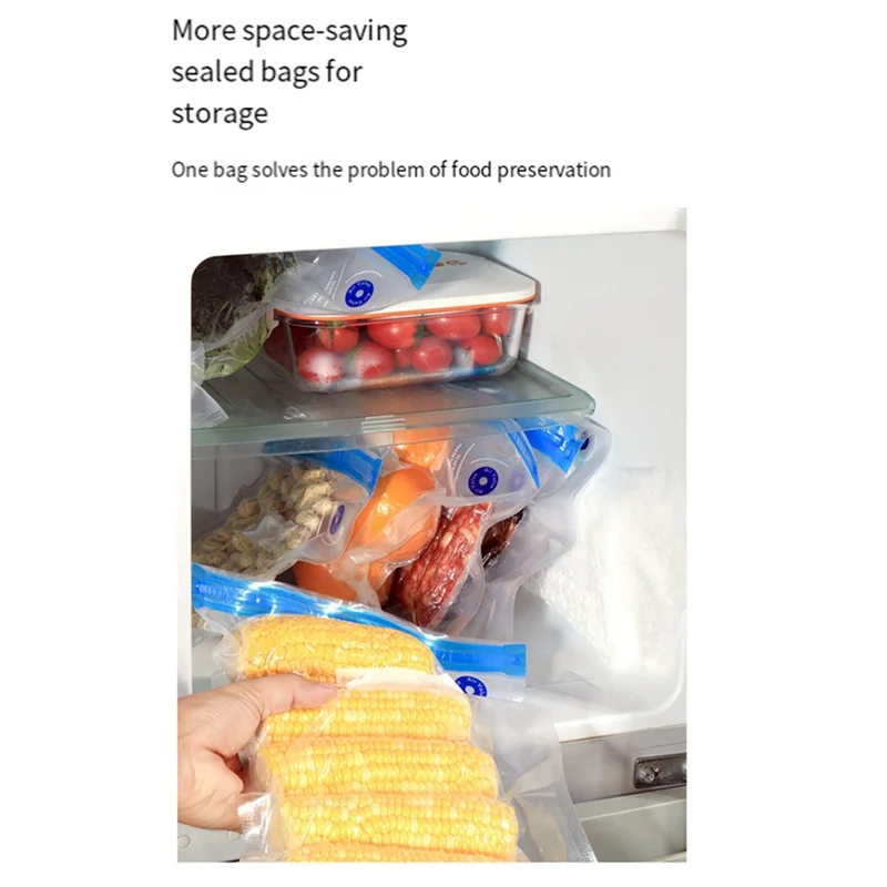 FZFZ Mini scelleuse sous vide Portable USB Rechargeable scelleuse sous vide comprend 10 sacs réutilisables idéal pour la cuisine, le barbecue et les voyages