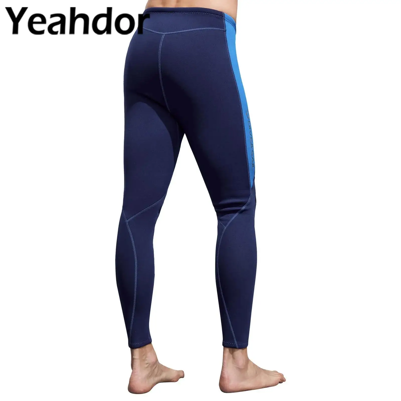 

Мужские неопреновые гидрокостюмы толщиной 3 мм, брюки для купания на шнурке, леггинсы с цветными блоками для пляжной одежды, плавания, подводного плавания, серфинга, дайвинга