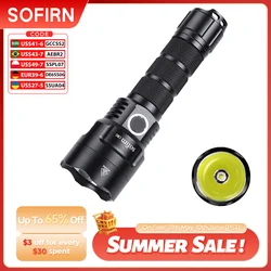 Sofirn C8G Powerful 21700 LED Tactical Flashlight SST40 2000lm 18650 Recharge Battery Torch with ATR 2 Groups Ramping Indicator