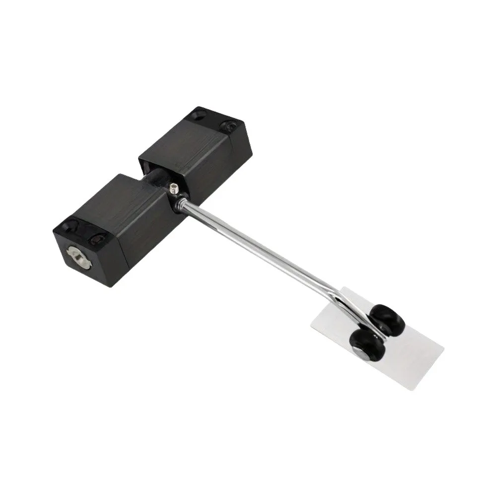 Door Closer for Indoor Room Doors Automatic Closing Aluminum Alloy Housing Adjustable Tension Spring 20 to 40KG