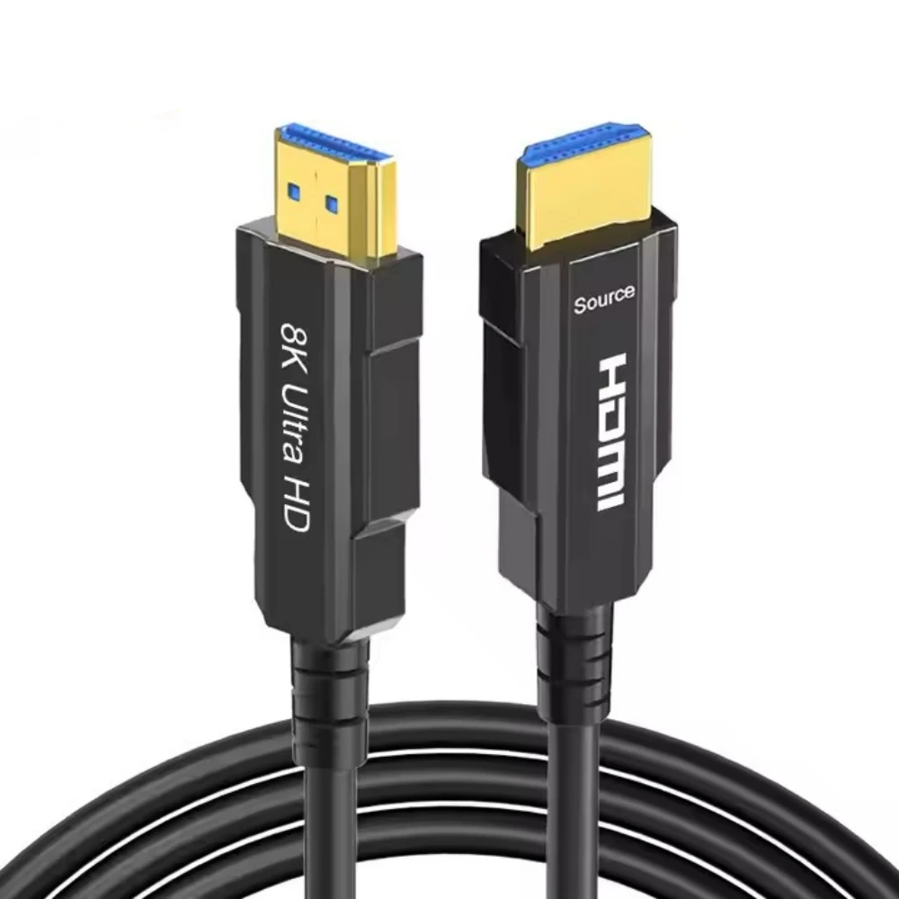 8K HDMI Fiber Cable HDMI 2.1 fiber optic Cable CL3 Rated,48Gbps 8K@60 4K@120Hz/144Hz,eARC HDCP2.2&2.3 for Xbox/PS5 RTX 3080/3090